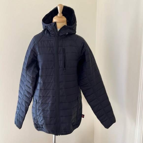 CG Habitats small black quilted sleeping bag hoodie. - Picture 1 of 11